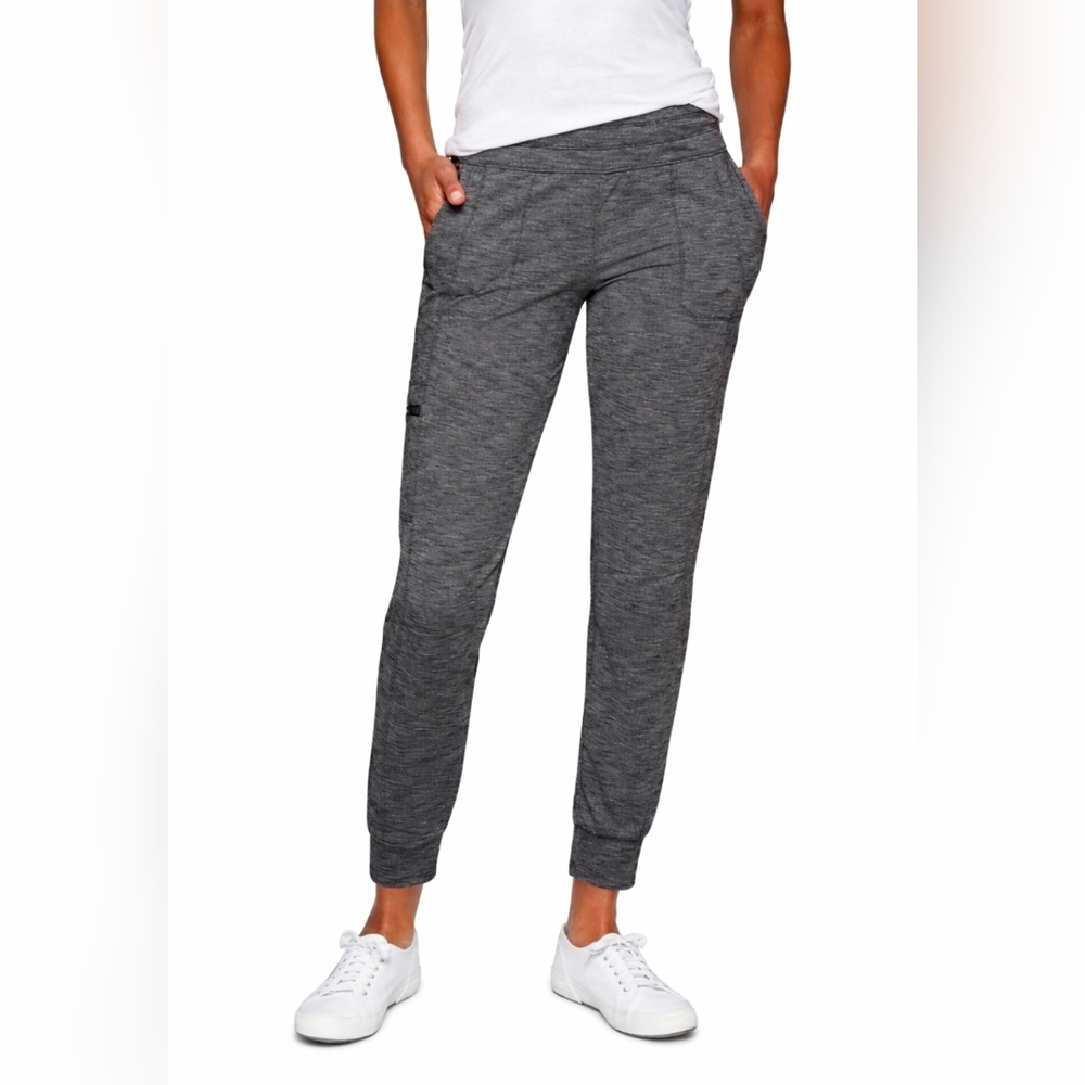Athleta Women's Metro Jogger Heathered Gray Size Small Yoga Activewear